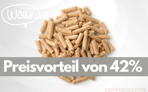 Deutlicher Preisvorteil gegenüber Heizöl